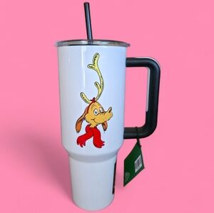 NWT Dr Seuss Max Christmas 40oz Stainless Steel Tumbler
